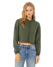 Bella + Canvas Ladies' Cropped Fleece Hoodie
